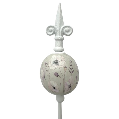 Gartenstecker mit blumenmuster - gartenstecker,