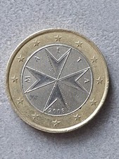 1 Euro Münze Malta 2008 mit