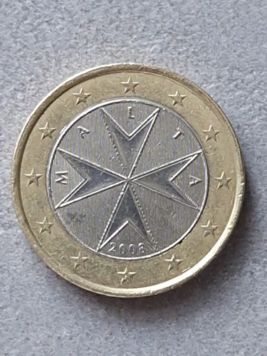 Euro münze malta 2008 mit - 1,