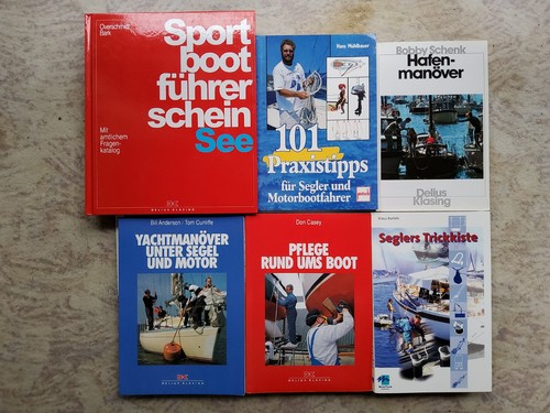 Bücherpaket 6x segeln - -,
