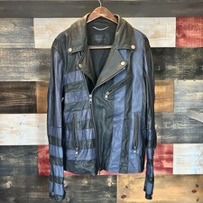 Diesel Black Gold Leather