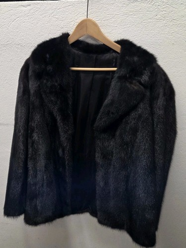 Nerz jacke black excellent - nerz,