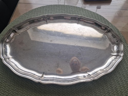 Vintage servierplatte silber - vintage,