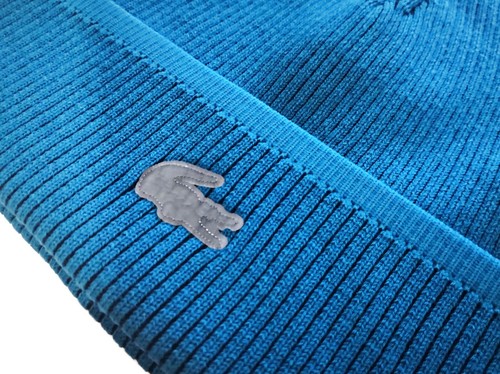 Lacoste gerippt mütze marine - gerippt,