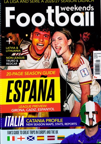 Football weekends magazine - weekends, sep