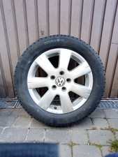 1x original VW Alufelgen Felgen 1T4071496 6Jx16 H2 ET50 205/55 R16 91H DOT3616