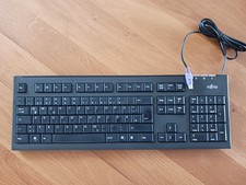 Tastatur Keyboard Fujitsu KB400 QUERTZ PS2 schwarz