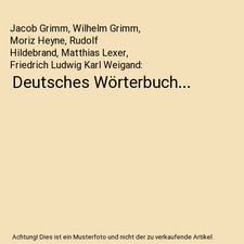 Deutsches wörterbuch - deutsches,