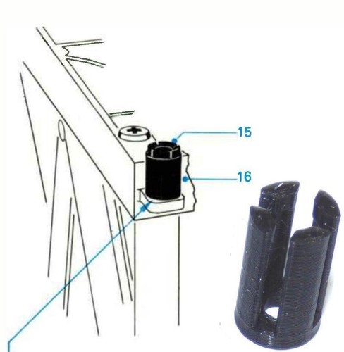 Fassadenbefestigungsclip - 1x,