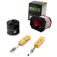 Set Luftfilter Ölfilter Zündkerze Wartung für Yamaha XTZ 700 Tenere DM 2019-2022