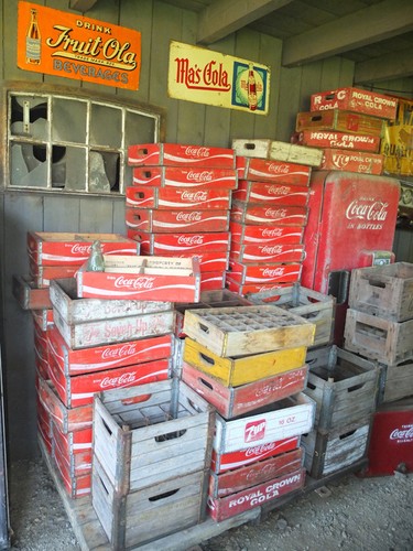 Usa coca cola holzkiste deko - coca,