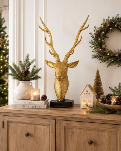 Hirsch statue rentier - statue,
