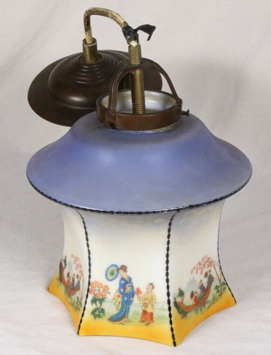Schöne jugendstil glas lampe - jugendstil,