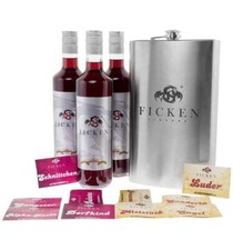 FICKEN Flachmann-Set | (3x 0,7
