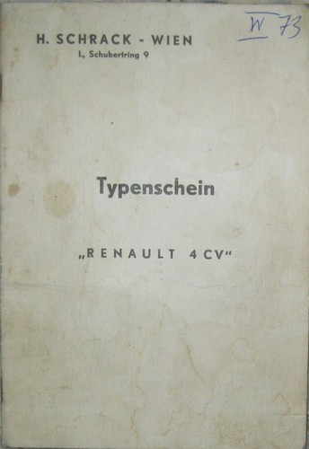 Renault 4cv cv - *, 4