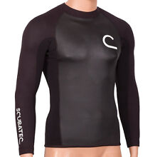 1,5mm ScubaTec Thermo Shirt Super Stretch Neopren Surfshirt Kiteshirt langarm
