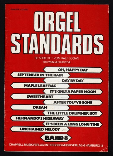 Orgel standards band für 2 - orgel-standards,