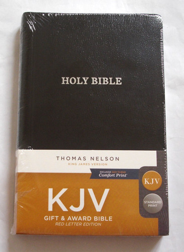 Kjv gift award bible - kjv, red