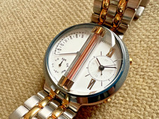 1993 Citizen Multizone 7400-C70007 TA Funkuhr Mulitfrequenz Armbanduhr 42 mm nos