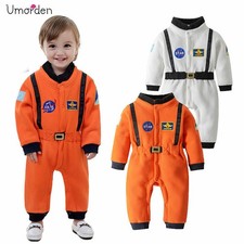 Baby Kleinkind Astronaut Kostüm Fancy Kleid Spaceman Space Suit Strampler Outfit