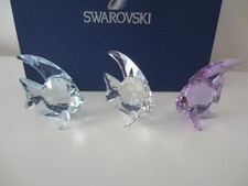 Swarovski Fische im 3 Stück Set bunt - Selten