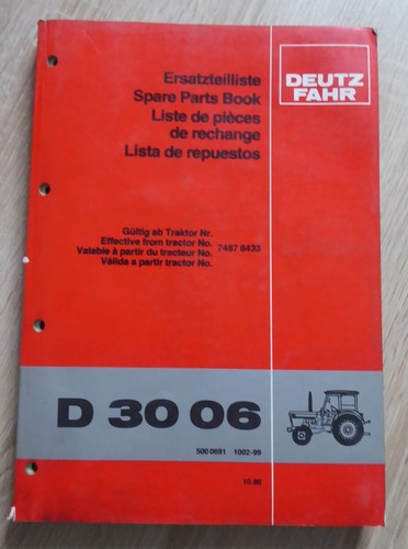 Deutz fahr schlepper d3006 - fahr,
