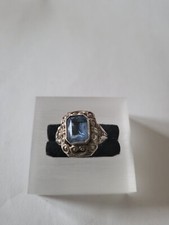 JUGENDSTIL 835er SILBER  RING