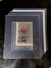 Konvolut 5 St. Passepartout, Rahmenformat 24x30cm, für Bildformat 15x20cm