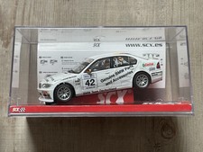 Scalextric Slotcar SCX BMW 320i E46 Nr 42 Jörg Müller analog mit Box