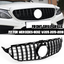 Kühlergrill Grill Glanz Schwarz Panamericana GT Für Mercedes W205 S205 2013-2018