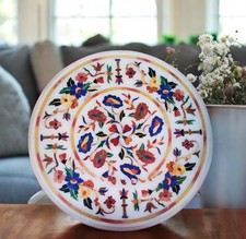 Weißer Marmor Pietra Dura Top