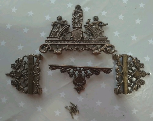 Vintage messing deko wappen - deko,