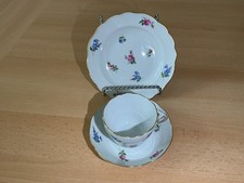 Meissen Porzellan 3-tlg. Mokka
