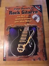 Peter Bursch‘s Rock Gitarre  Buch Mit CD wie neu