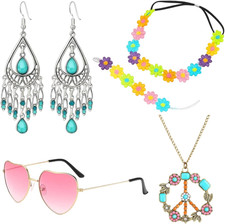 Hippie Accessoires, 5 Stück