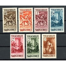 Saargebiet 1931 Mi. Nr. 151-57 *