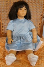 Annette Himstedt Puppenkind " Shireem - Mädchen aus Bali " Porzellan 66 cm Top
