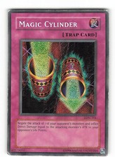 Yugioh MAGISCHER ZYLINDER , lon-104 Secret Rare englisch Played 