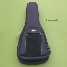 7/8 Gitarren-Tasche Gigbag Dimbath effective blau gepolstert Gurte Notenfach Top