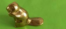 Messing Brass Eichhörnchen Tier Figur 109g  ca 2x3,5x4cm