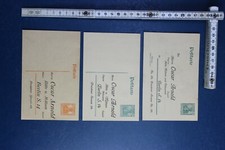 1903-1016 Ganzsache Postkarte Germania postfrisch Werbung O. Arnold Berlin Hüte