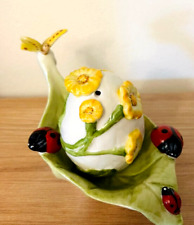 Villeroy & Boch 1x Blatt Schale 1x Osterei Spring Leaf Bowl Bunny Ostern