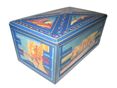 Alte art deco blech dose - alte,