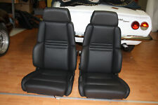 2 Recaro Orthopäd 94 Klimapaket  Leder schwarz neu bezogen