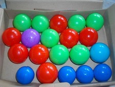 20  leere kapseln - rund - basteln -Tombola - Hochzeit -