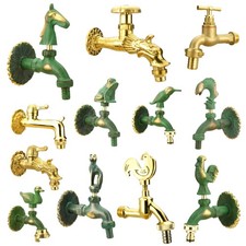 Nostalgie Messing Wasserhahn