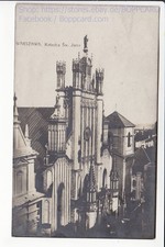 POLEN , FOTOKARTE WARSZAWA , KATHDRA SW. JANA , WARSCHAU , 1925