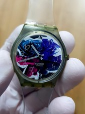 Swatch Armbanduhr Transparent