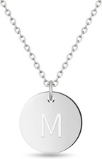 Buchstaben Kette Silber für