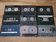 TDK-SA-90-MAXELL-XLII S-60-SONY-Verschiedene Chargen von Audiokassetten in Chrom
